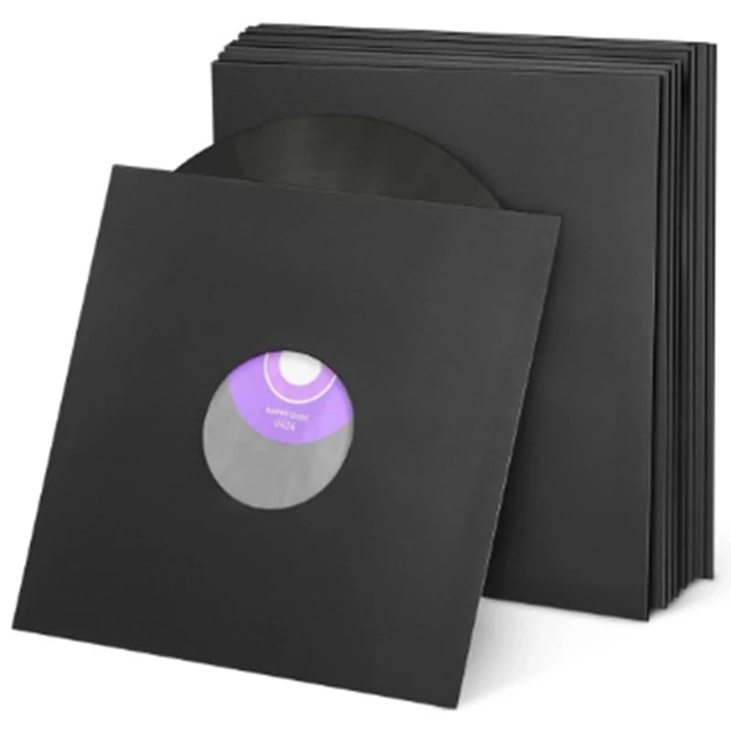 10Pcs Record Bag Vinyl Record Protective Sleeve Kraft Paper Standard Storage Outer Protector
