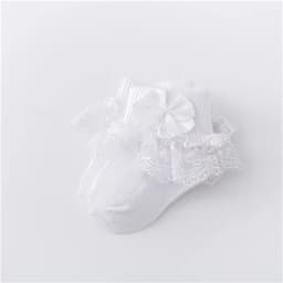 Lawadka 0-24Month Newborn Baby Socks For Girls Cotton Lace Infant Girls Sock Princess Bow Toddler Baby Girls Socks Spring 2024