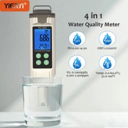 Hydrogen Water pH ORP Meter YG-400 Digital Drinking Water Tester with Temperature Display for Home Health and Alkaline Water Use