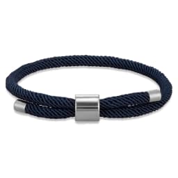MKENDN Minimalist Stainless Steel Bracelet Men Women Handmade Adjustable Size Rope Couple Bracelets Summer Beach Jewelry Gift