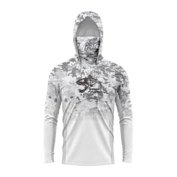 Mens Outdoor Long Sleeve Fishing Clothes UV Clothing Hooded Coat Sunscreen Breathable Anti Mosquito Dry Thin Fishing Shirt