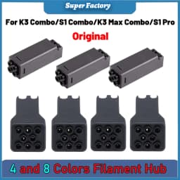 Original 4 and 8 Colors Filament Hub for ANYCUBIC Kobra S1 Combo/Kobra 3 Max Combo/Kobra 3 Combo 3D Printer Parts Accessories
