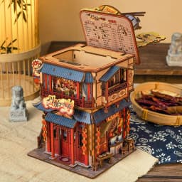 In Stock Official Genuine Tongcheer Sichuan Chongqing Flavor Hot Pot Home Desktop Decoration DIY Wooden Model Birthday Gift