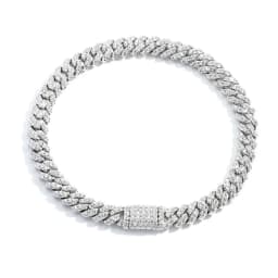 6mm Cuban Chain Women Bracelet Real Gold Plated Hip Hop Rock Street Jewelry Iced Out Cuban Bracelet Charms Birthday Gift