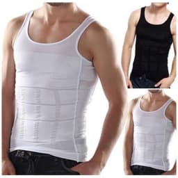 Men Compression Body Shaper Vest Slimming Tank Tops Waist Trainer Belly Control Undershirts Shapewear Weight Loss Workout Vest