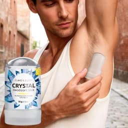 2.12oz Natural Alum Stick Deodorant for Men And Women, Unscented Underarm Odor Remover, Crystal Antiperspirant Bar Perfume