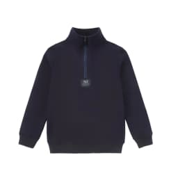 AP AW26 Navy Blue Corduroy Collection Kids Boy Girl Fashion Geometric Print Shirt Family Matching Clothing Dress Top Jumper