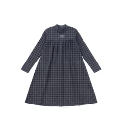 AP AW26 Navy Blue Corduroy Collection Kids Boy Girl Fashion Geometric Print Shirt Family Matching Clothing Dress Top Jumper
