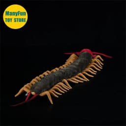 Centipede Plush Toy High Fidelity Scolopendra heros Plushie Millipede Peluche Lifelike Desert Centipede Stuffed Animals Toys