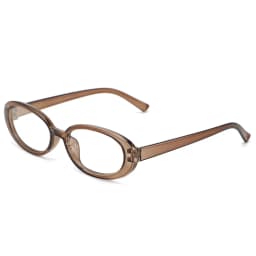 Retro Classic Small Oval Sunglasses Women Fashion Champagne Lens Shades UV400 Men Trending Street Photography Sun Glasses