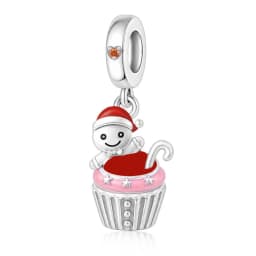Fit Pandora 2027 Fashionable Original Hot Sales Reindeer Snow House Bead Pendant DIY Bracelet Necklace Jewelry Christmas Gift