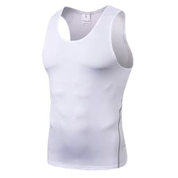 Men Fitness Clothing Tight Vest for Teenagers Workout Sleeveless T-shirts Sports Running Tops Gym Fitness Slimming Vest Tank Top