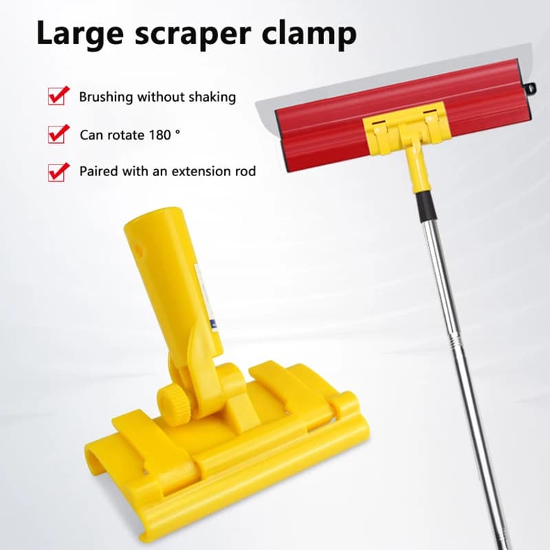 1 PCS Plastic Drywall Smoothing Spatula Tool Flat Trowel Extension Adapter Leveling Bracket Clip