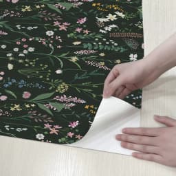 Floral Peel and Stick Wallpaper Vinyl Wallpaper Watercolor Flower Peel and Stick Wallpaper for Kitchen Cabinet Furniture