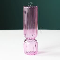 Nordic Glass Vase Small Glass Vases Flower Arrangement Home Decoration Accessories Modern Living Room Glass Ornament