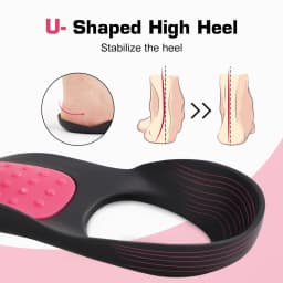 High Arch Support Insoles Non-Slip Plantar Support Pad Shock-Absorbing Foot Pads for Flat Feet And Fallen Arches