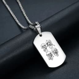 Anime BOCCHI THE ROCK! Necklace Gotou Hitori Ijichi Nijika Yamada Ryo Cosplay Prop Guitar Pick Pendant Accessories Xmas Gift