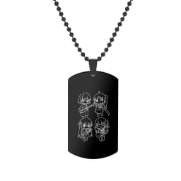 Anime BOCCHI THE ROCK! Necklace Gotou Hitori Ijichi Nijika Yamada Ryo Cosplay Prop Guitar Pick Pendant Accessories Xmas Gift