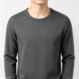 CHUANGERM Men'S Round Neck Fashion Long‑Sleeved Thermal Underwer 2026 Winter Male Warm Tops