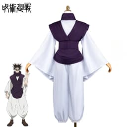Jujutsu JJK Manga Anime Choso Cosplay Costume Purple Vest Neck Gaiter Belt White Pants Halloween Party Outfits for Women Men