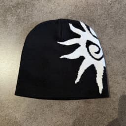 Fashion American Style High Quality Streetwear Graphic Print Beanie Winter Keep Warm Skullcap 100%Cotton Beanie Unisex