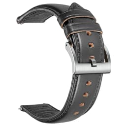 Hemsut Cowhide Leather Watch Bands Quick Release Handmade HORWEEN 100%Genuine Leather Wrist Straps 18mm 19mm 20mm 21mm 22mm