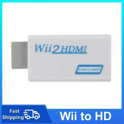 WII to HDMI-Compatible Adapter Converter Full HD 1080P 3.5mm Audio for PC HDTV Monitor Display Wii To HDMI-Compatible Adapter