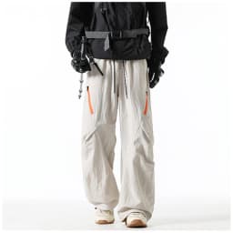 2026 New Unisex Windproof & Waterproof Outdoor Hiking Pants with Side Zipper Design Water-Repellent Windproof Techwear Trousers