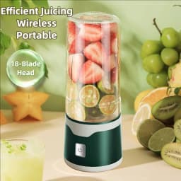 TINSOL Portable Electric Blender 450ml USB Rechargeable Juicer Blender Suitable for Milkshakes, Juice, and Small Food Processing