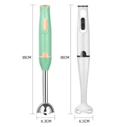 3-in-1 Handheld Electric Food Mixer for Eggs and Vegetables with Stainless Steel Whisk Blender and Chopper Kitchen Utensil