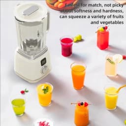 TINSOL New Household Multi-functional Blender with 3000mAh Large-capacity Battery, Ten Blades Extractor Kitchen Utensils