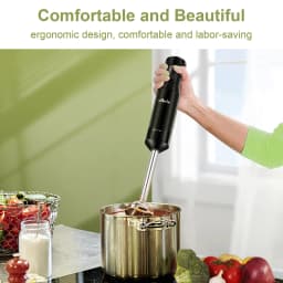 Wancle 600W Electric Hand Immersion Blender Multifunctional Stick Mixer For Baby Food Vegetable Meat Grinder Turbo Function