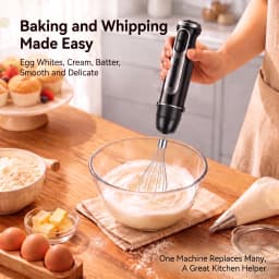 1000W 12 Speed Immersion Hand Blender 4 IN 1 Multifunctional Electric Stick Blender for Kitchen Cooking Baking Baby Food Smoothi