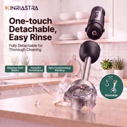 1000W 12 Speed Immersion Hand Blender 4 IN 1 Multifunctional Electric Stick Blender for Kitchen Cooking Baking Baby Food Smoothi