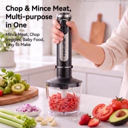 1000W 12 Speed Immersion Hand Blender 4 IN 1 Multifunctional Electric Stick Blender for Kitchen Cooking Baking Baby Food Smoothi