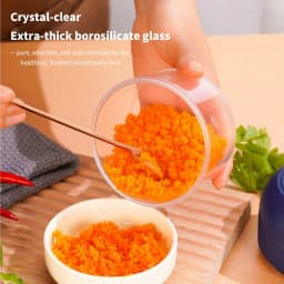 Electric Garlic Masher 260ML Food Blender Household Meat Grinder Onion Chili Vegetable Grinder Kitchen Tools Food Mixer