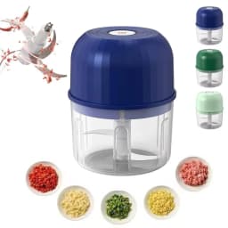 Electric Garlic Masher 260ML Food Blender Household Meat Grinder Onion Chili Vegetable Grinder Kitchen Tools Food Mixer
