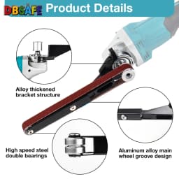 Mini Cordless Angle Grinder Sander Multifunctional Polishing Machine Belt Tool Accessory For Home DIY Modification