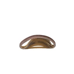 120PCS 330x10mm Sanding Belts Abrasive Belts for 3/8" Air Belt Sander Air Angle Grinder Grinding Machine Polishing Grinding Belt