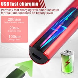 Mini Reciprocating Sander Set Portable Electric Sanding Pen USB Rechargeable Mini Sander with Overload Protection 3 Gears