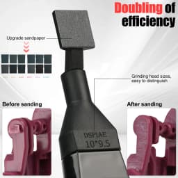 Mini Reciprocating Sander Set Portable Electric Sanding Pen USB Rechargeable Mini Sander with Overload Protection 3 Gears