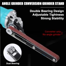 6/10PCS Sander Angle Grinder Modified Accessory Belt Sander For 100/115/125 Angle Grinder Woodworking Trimming Polishing