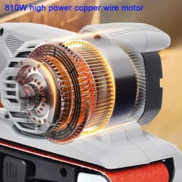 Electric Belt Sander Portable Sander Tank Flat Flat Sanding Machine Small Polishing Machine Woodworking Home Sandpaper Machine