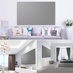 Salange Projector Screen ,60 84 100 Inch Reflective Fabric Cloth Projection Screen For YG300 Projetor XGIMI DLP LED Home Theater