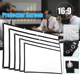 16:9 Ratio Hight-density semi-transparent Portable Projection Screen 1080P 3d 4K HD Projector Movie 60-150 Inchs for Home Office