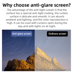 150 Inch 16:9 Foldable Projector Screen 4K 1080P, 160° Wide View Wrinkle Free Projection Screen, No Drill Wall Mount with Hooks