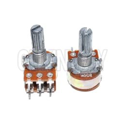 5pcs WH148 20MM 6Pin Dual Potentiometer 1K 2K 5K 10K 20K 50K 100K 250K 1M Ohm Variable Rotary Carbon Film Resistor