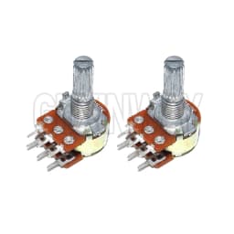 5pcs WH148 20MM 6Pin Dual Potentiometer 1K 2K 5K 10K 20K 50K 100K 250K 1M Ohm Variable Rotary Carbon Film Resistor