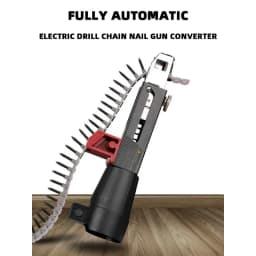1 Set Chain Screw Gun Head Automatic Nail Gun Electric Batch Woodworking Decoration Rechargeable Screwdriver Self Tapping