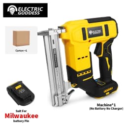 Electric Goddess Brushless Electric Nail Gun Cordless Brad Nail Gun Woodwork Nailing For Makita/Dewalt/Milwaukee 20V Battery Pin